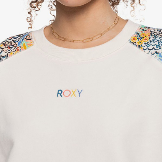 Roxy Γυναικείο φούτερ Marine Bloom Neck - Sweatshirt